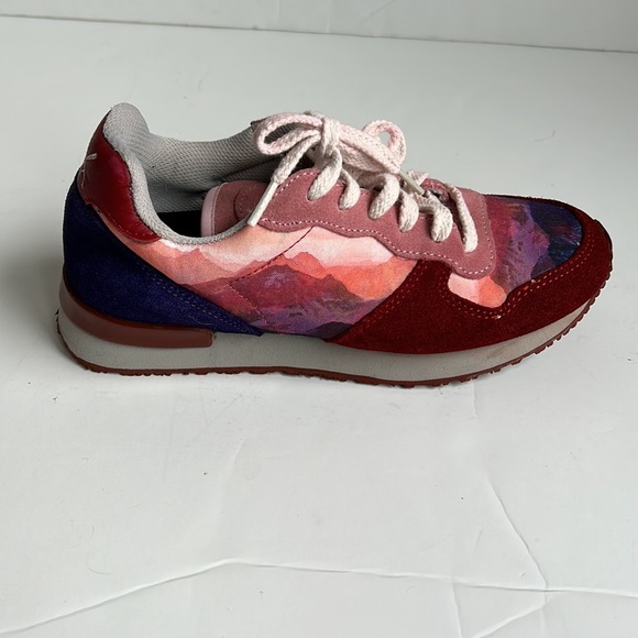 Inkkas Andes Joggers handcrafted suede and polyester mountains red and pink - Picture 16 of 16